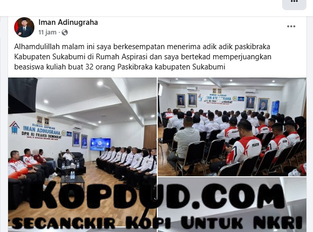 Iman Adinugraha dan Paskibra