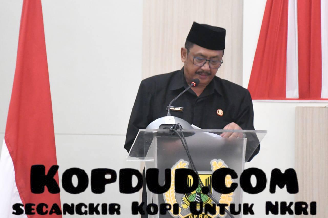 Paripurna DPRD Sukabumi, Asep Japar: Telah Melalui Tahapan Evaluasi, Sesuai dengan Kebutuhan Pembangunan Daerah