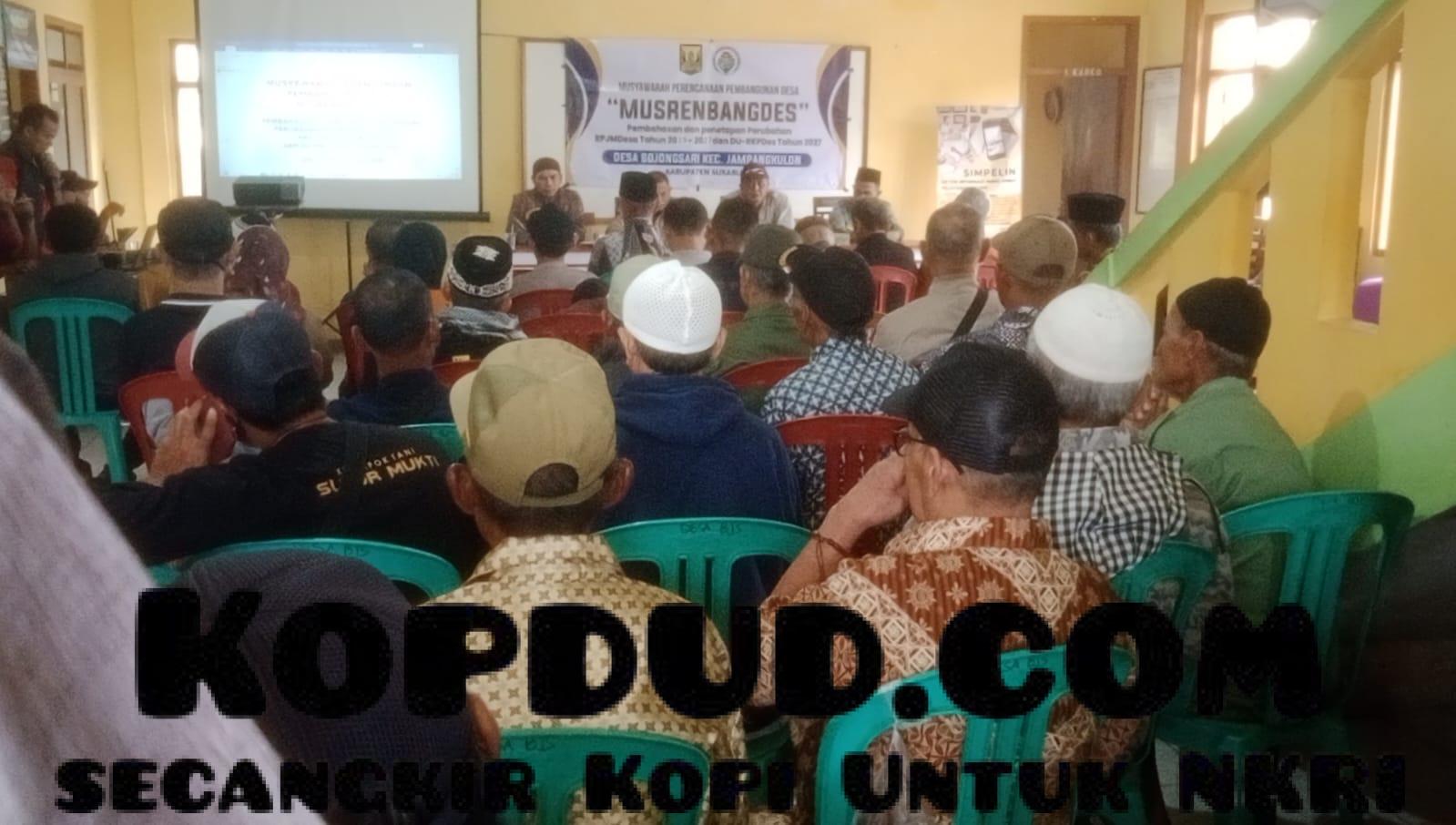 Kebersamaan Sukabumi Mubarokah: Musrenbangdes Bojongsari Teguhkan Sukabumi Maju