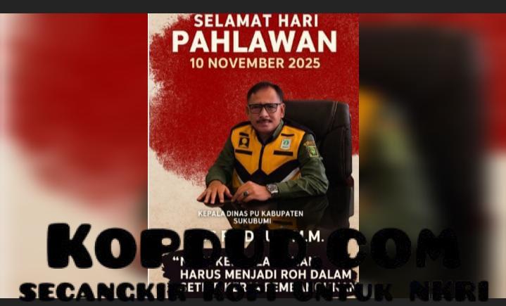HUT Pahlawan 2025, Dinas PU Sukabumi Jadikan Nilai Kepahlawanan sebagai Roh Infrastruktur