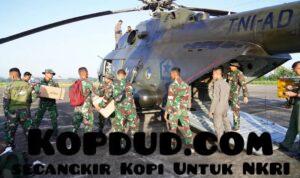 Jalur Darat Terputus, Kota Langsa, Terima Bantuan 1,5 Ton, via Helikopter