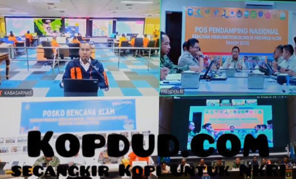 Dengan Suara Bergetar, Prabowo Sampaikan Terima Kasih ke Petugas dalam Rapat Penanganan Bencana di Aceh