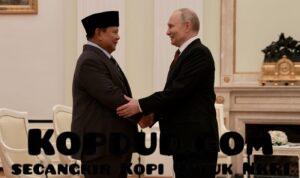 Temui Putin di Moskow, Prabowo Bahas Penguatan Perdagangan RI-Rusia