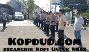 Polsek Jampangkulon Gelar Apel PAM Nataru 2025 Dipimpin Langsung Kapolsek Iptu Muhlis