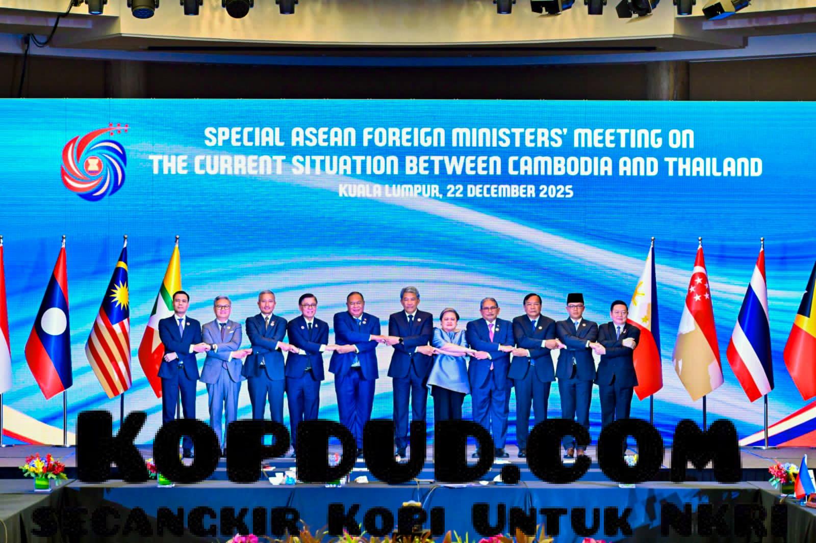 Sugiono: Dukungan ASEAN Jadi Kunci Jalan Damai Kamboja-Thailand