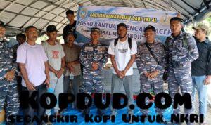 Lanal Sabang Terus Dukung Tugas Kemanusiaan di Wilayah Terdampak Banjir Bandang dan Longsor