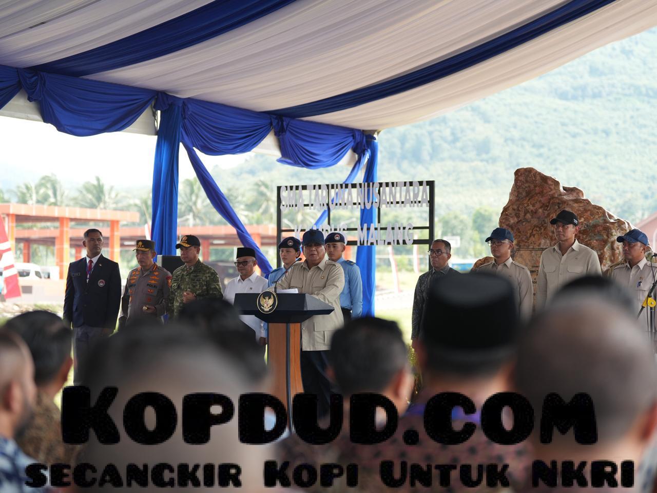 Siswi SMA Taruna Nusantara Titipkan Harapan Masa Depan kepada Prabowo: Indonesia Bisa Makin Maju