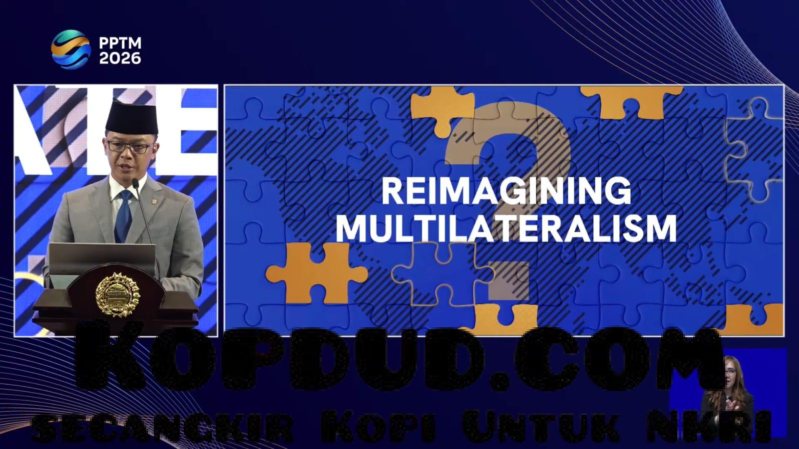 Menlu: Indonesia Tak Akan Gantungkan Kepentingan Nasional pada Multilateralisme yang Tidak Bekerja