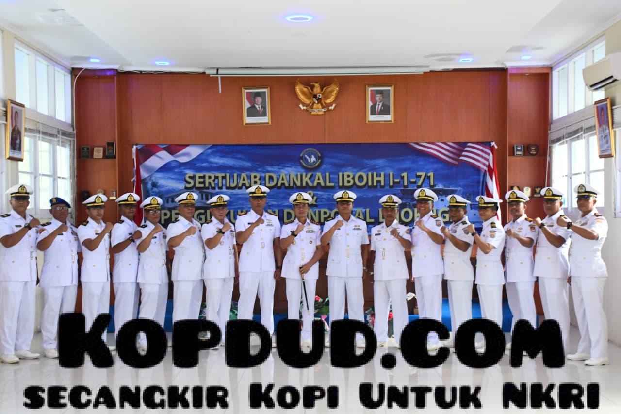 Danlanal Sabang Pimpin Upacara Sertijab Komandan KAL Iboih I-1-71 dan Pengukuhan Komandan Posal Lhoknga