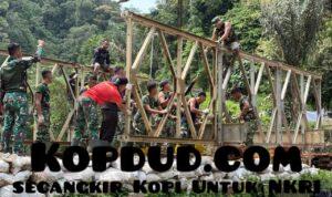 Jembatan Armco Sungai Rangeh Hampir Rampung, Warga Segera Terhubung Kembali