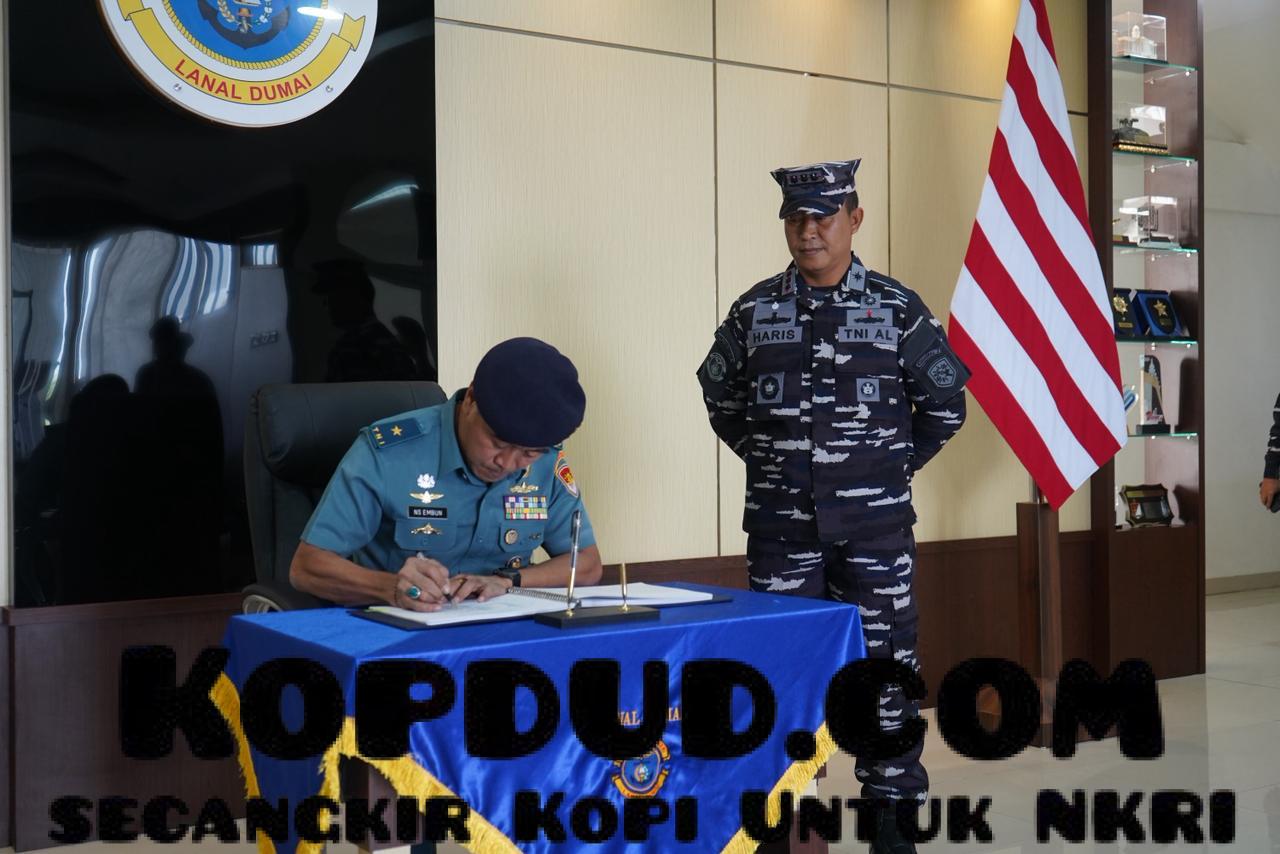 Wujudkan Tata Kelola Satuan Yang Profesional, Lanal Dumai Sambut Tim Wasrik Itjen Koarmada RI