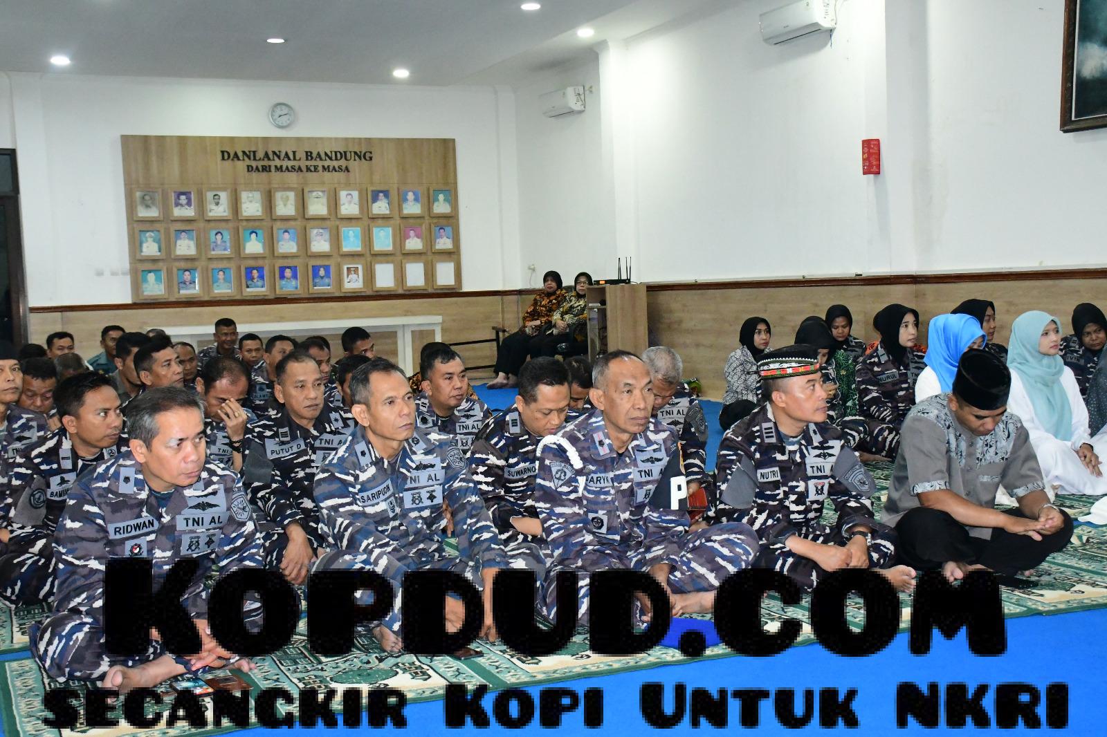 Pangkalan TNI AL Bandung Gelar Peringatan Isra Mi’raj Nabi Muhammad SAW 1447 H