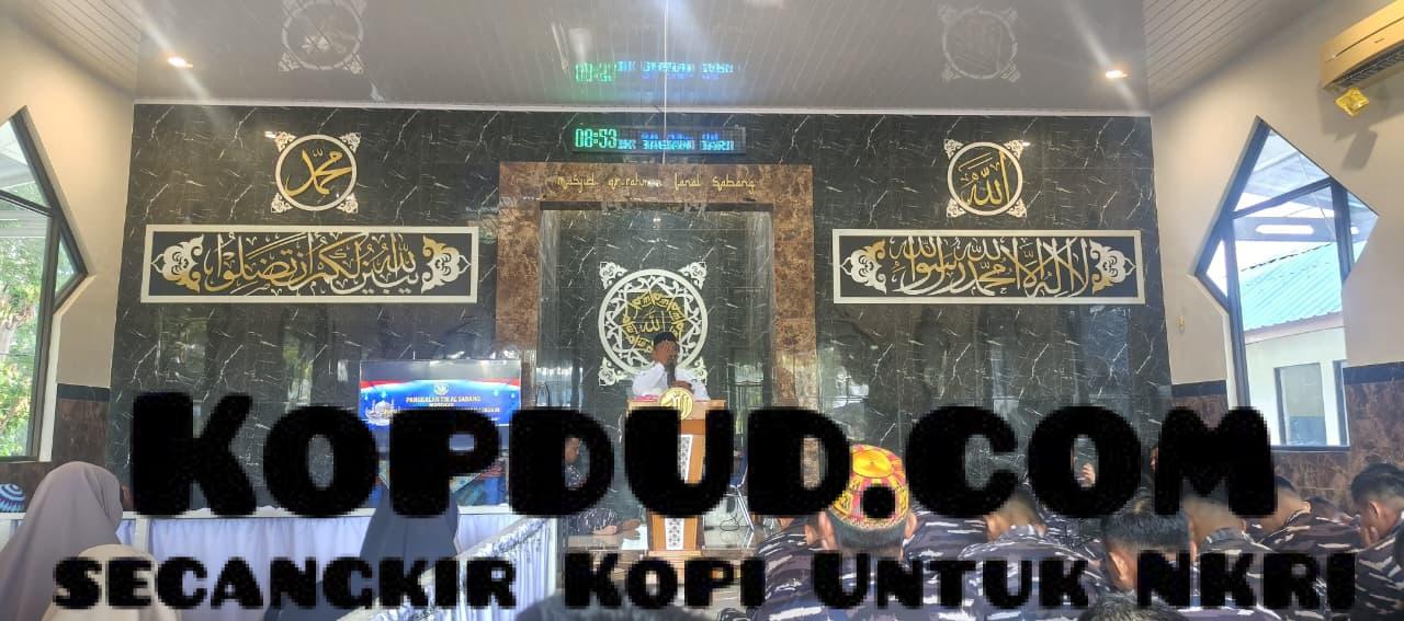 Lanal Sabang Gelar Peringatan Isra Mikraj Nabi Muhammad SAW 1447 H/2026 M