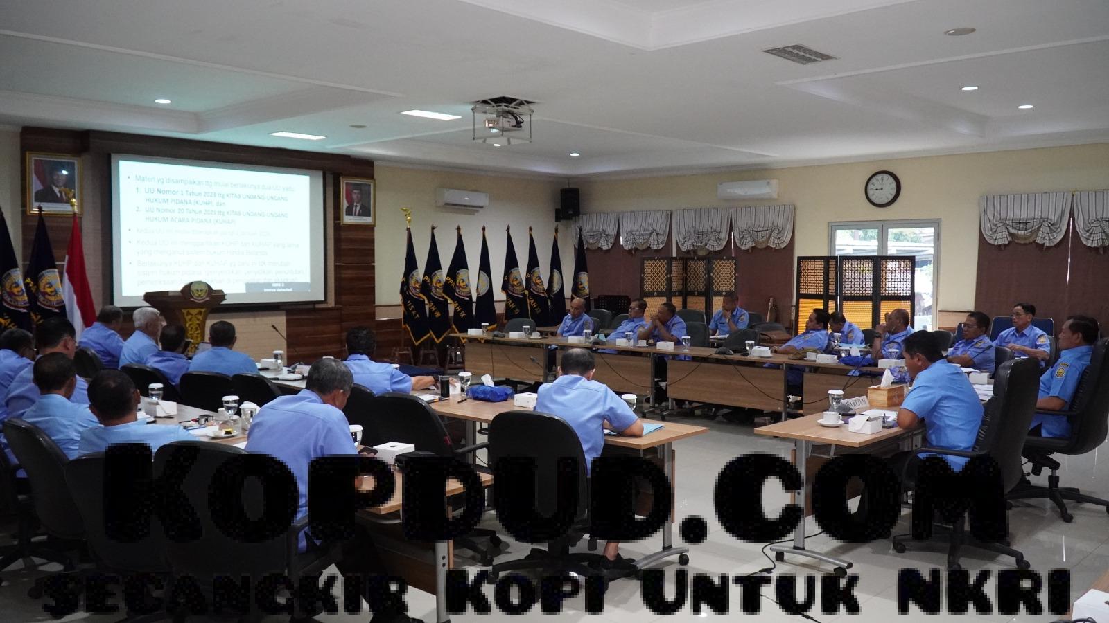 PPAL Pusat Laksanakan Sosialisasi KUHP–KUHAP Baru Ke Staff dan Jajar