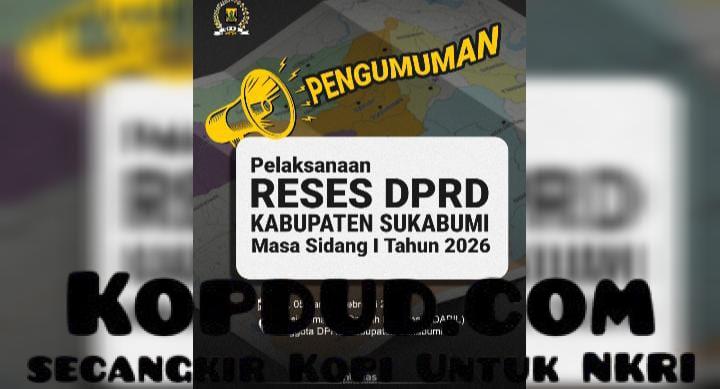 Reses DPRD Kabupaten Sukabumi 2026: Aspirasi Masyarakat Jadi Prioritas Kebijakan
