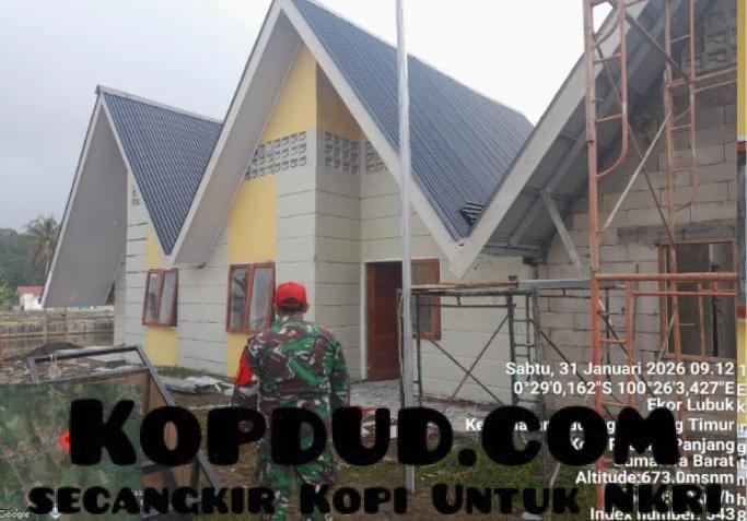 Update Pembangunan Huntara dan Huntap di Aceh dan Sumbar, Banyak yang Rampung dan Siap Huni