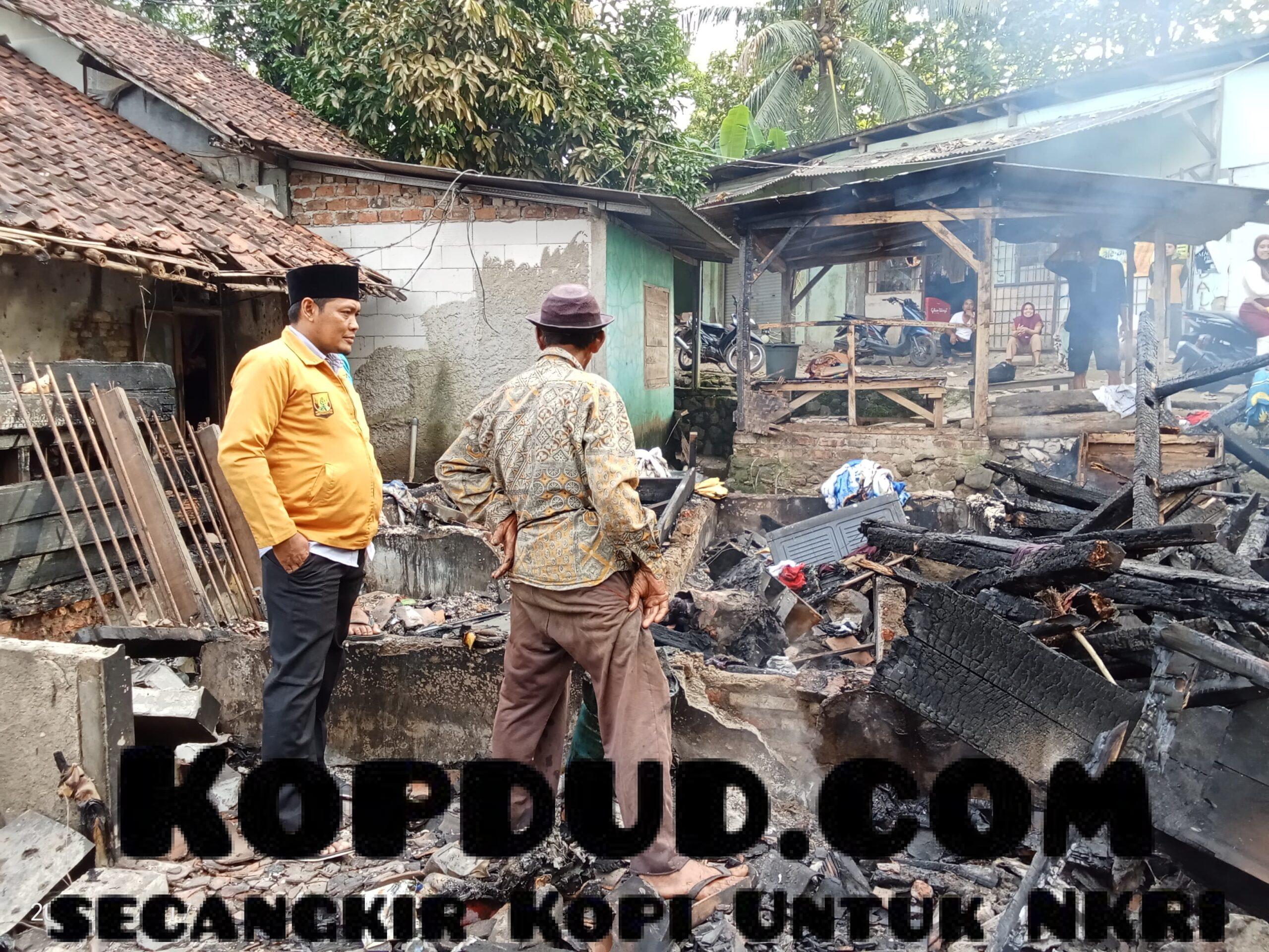 Kebakaran di Bantarkalong, Satu Rumah Ludes Jadi Arang