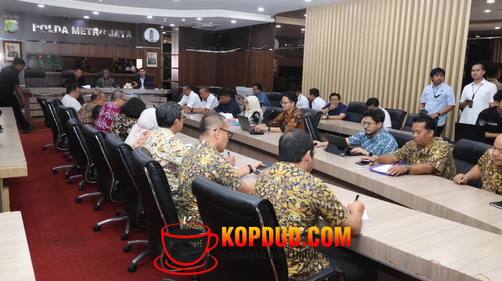 Polda Metro Jaya Rakor Satgas Saber Pangan, Antisipasi Rawan Bapokting Dua Pekan Jelang Hari Raya