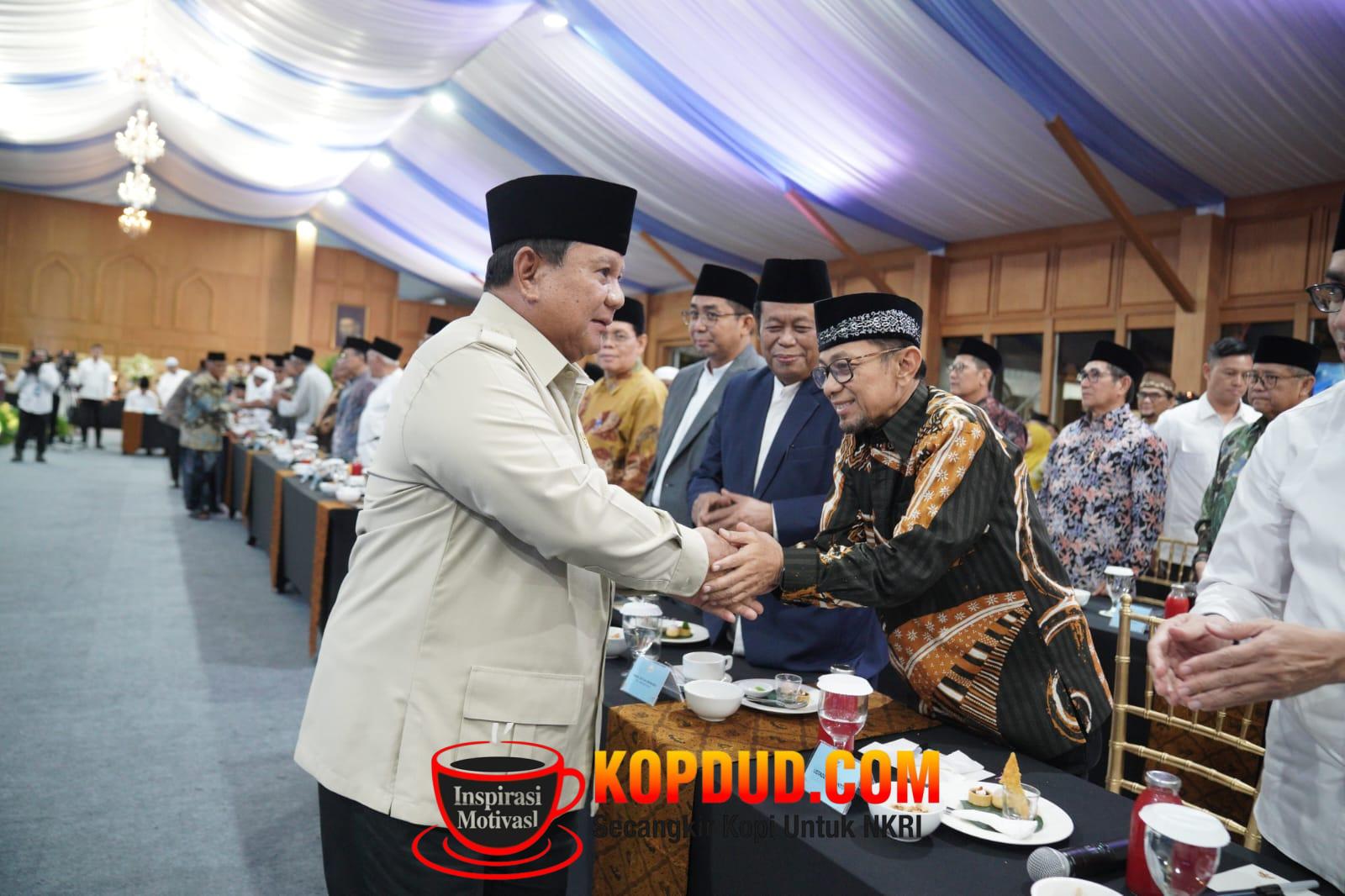 Prabowo Ajak Ulama Rapatkan Barisan Dukung Perdamaian di Timur Tengah: Siapkan Upaya Konkret
