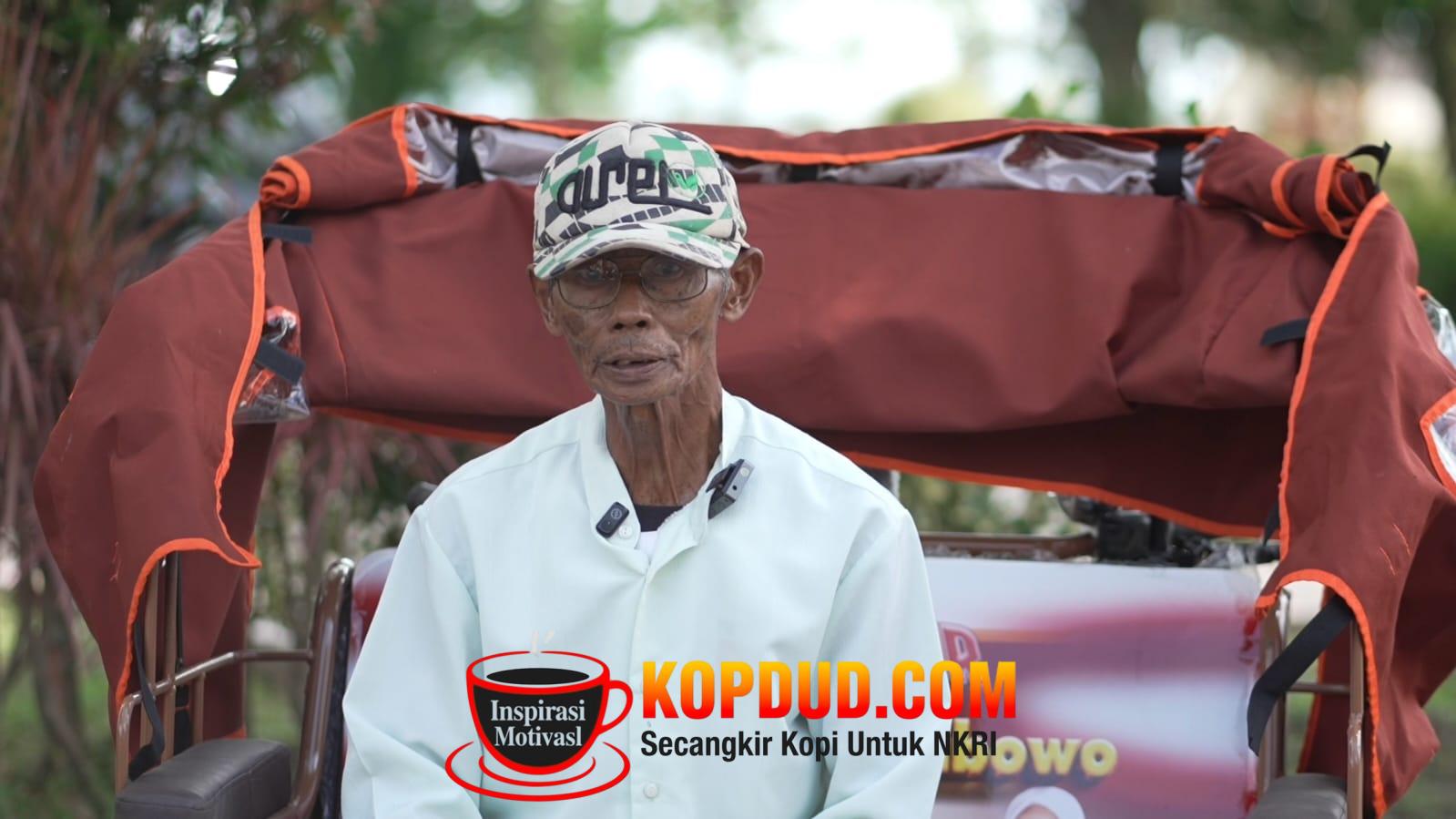 Dapat Becak Listrik, Penarik Lansia Blitar Girang: Pak Prabowo Bapak Kulo