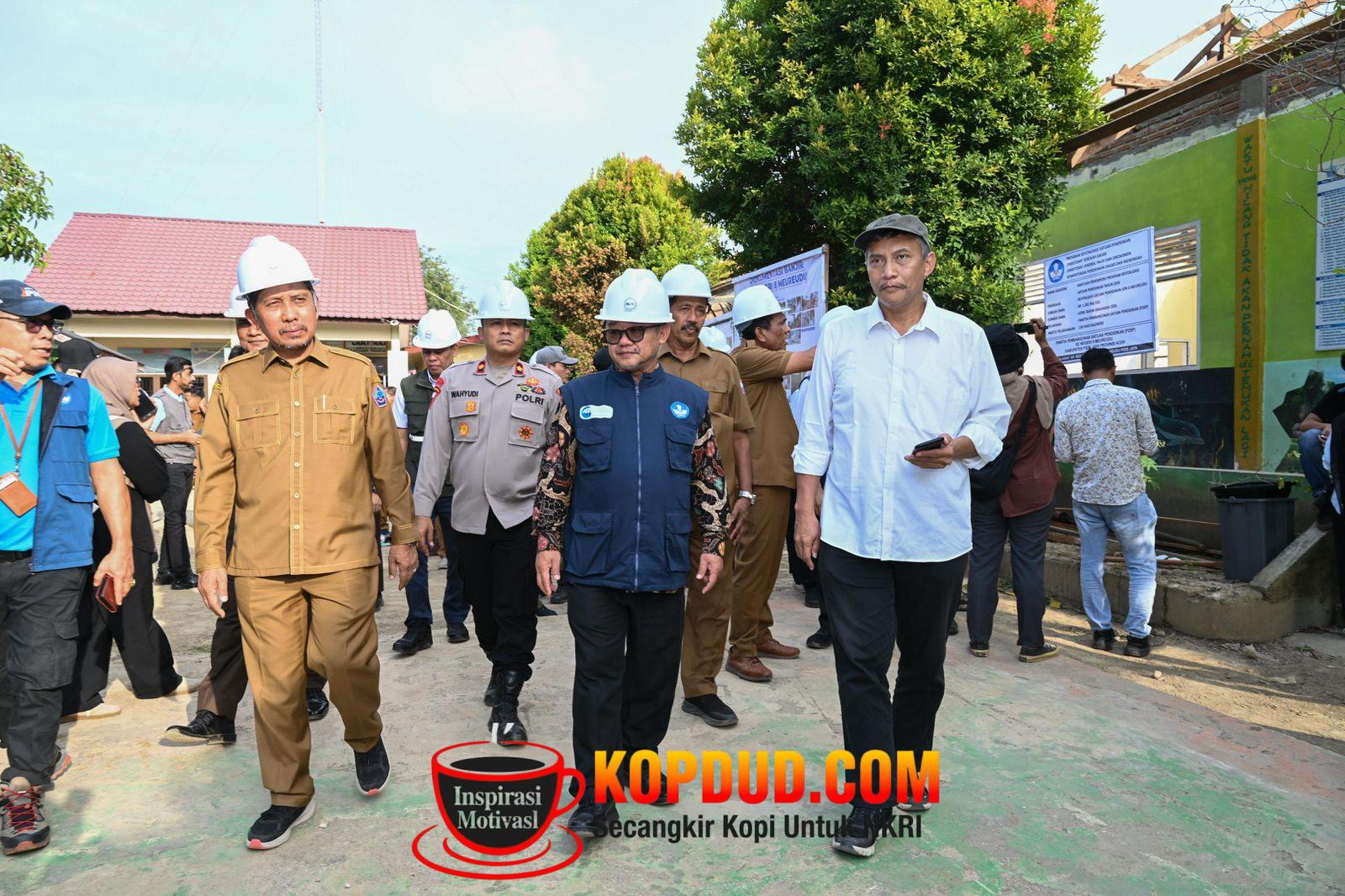 Revitalisasi 72 Sekolah di Pidie Jaya Aceh Berjalan, Pemerintah Gelontorkan Rp86,7 Miliar