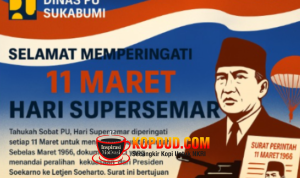 Keluarga Besar Dinas PU Sukabumi Ucapkan Selamat Hari Supersemar 11 Maret 2026