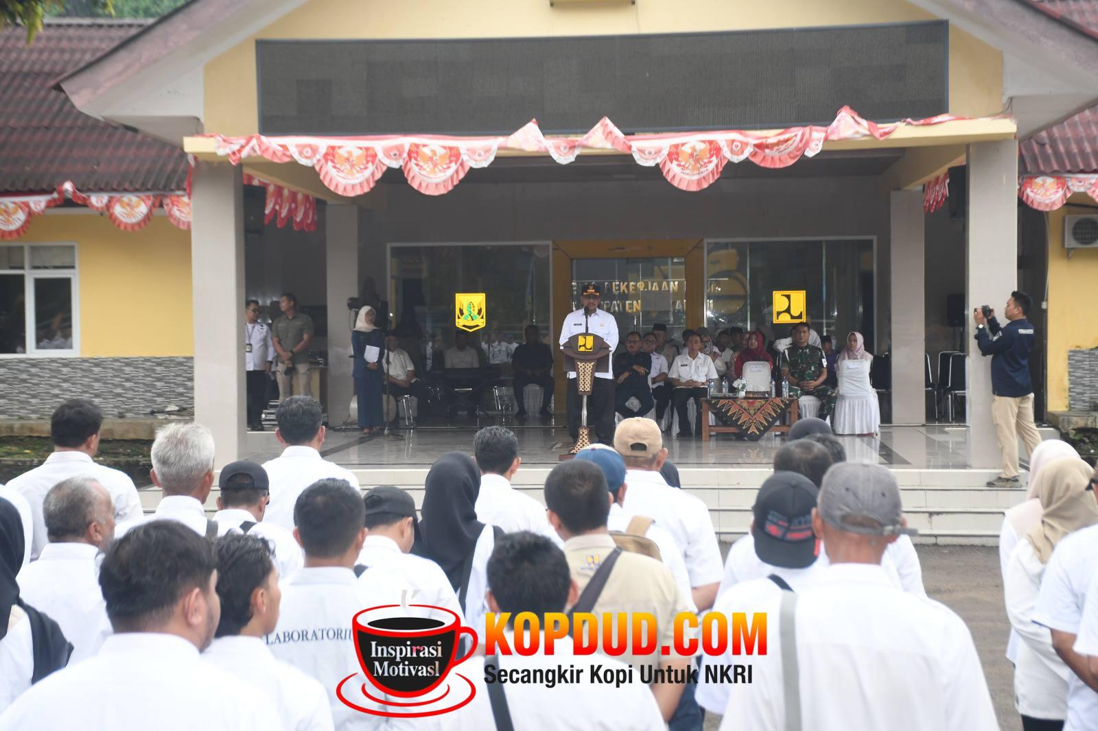Semangat Mubarokah: Bupati Dorong PU Sukabumi Maju, Unggul, Berbudaya, dan Berkah