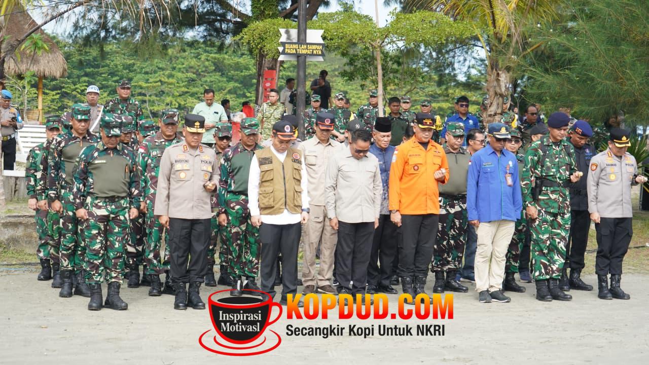 Lanal Bengkulu Teguhkan Komitmen, Ikuti Apel Kesiapsiagaan Megathrust 2026 di Tapak Paderi