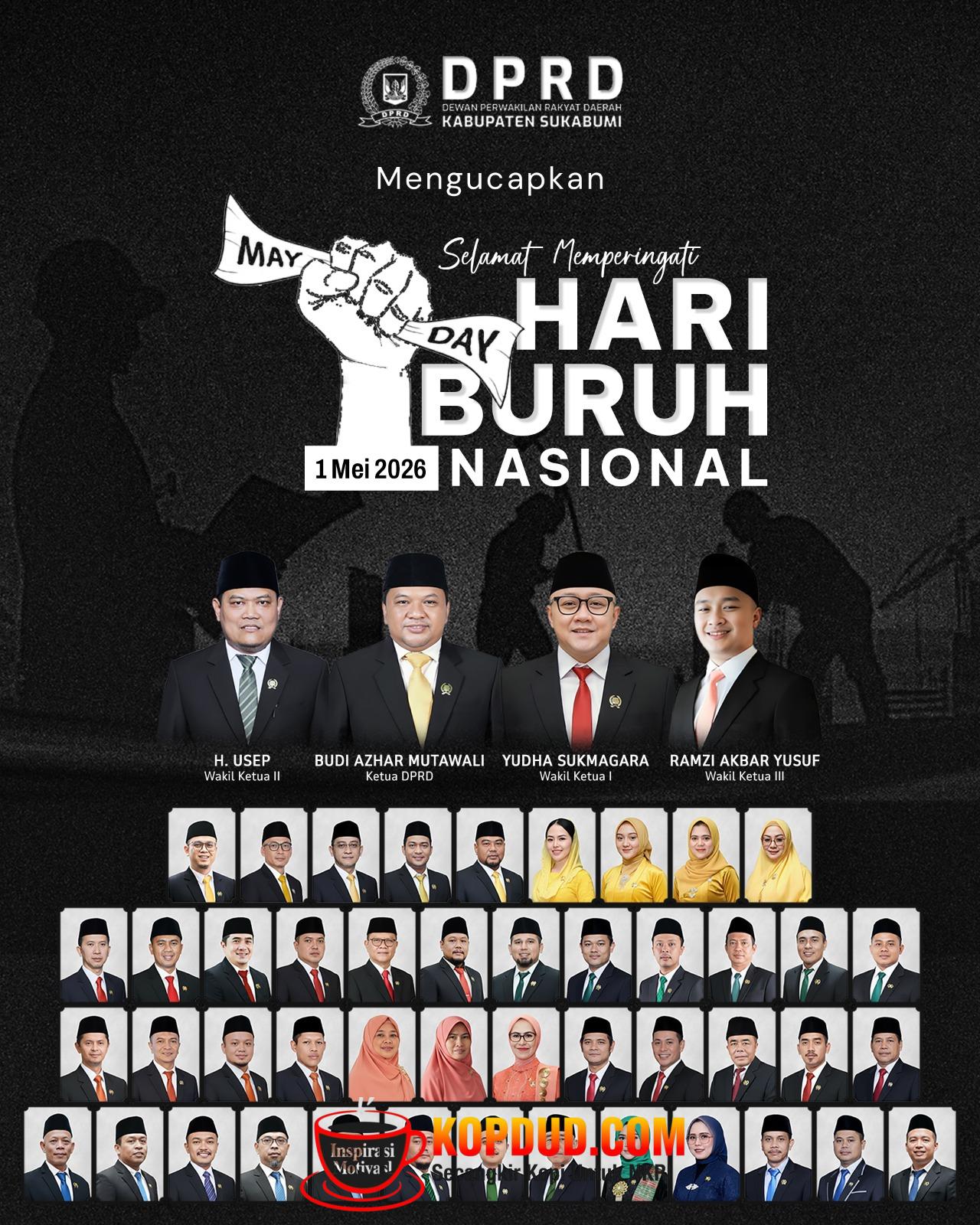 DPRD Kabupaten Sukabumi Peringati Hari Buruh, Tegaskan Komitmen Kesejahteraan Pekerja