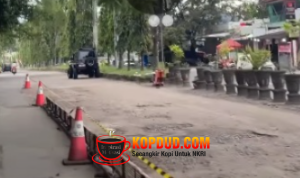 DPU Kabupaten Sukabumi Rampungkan Betonisasi Jalan Ahmad Yani Palabuhanratu