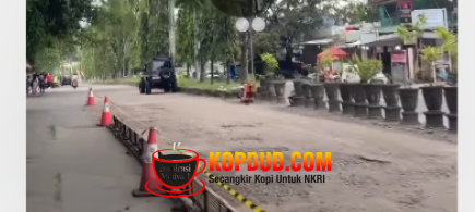 DPU Kabupaten Sukabumi Rampungkan Betonisasi Jalan Ahmad Yani Palabuhanratu