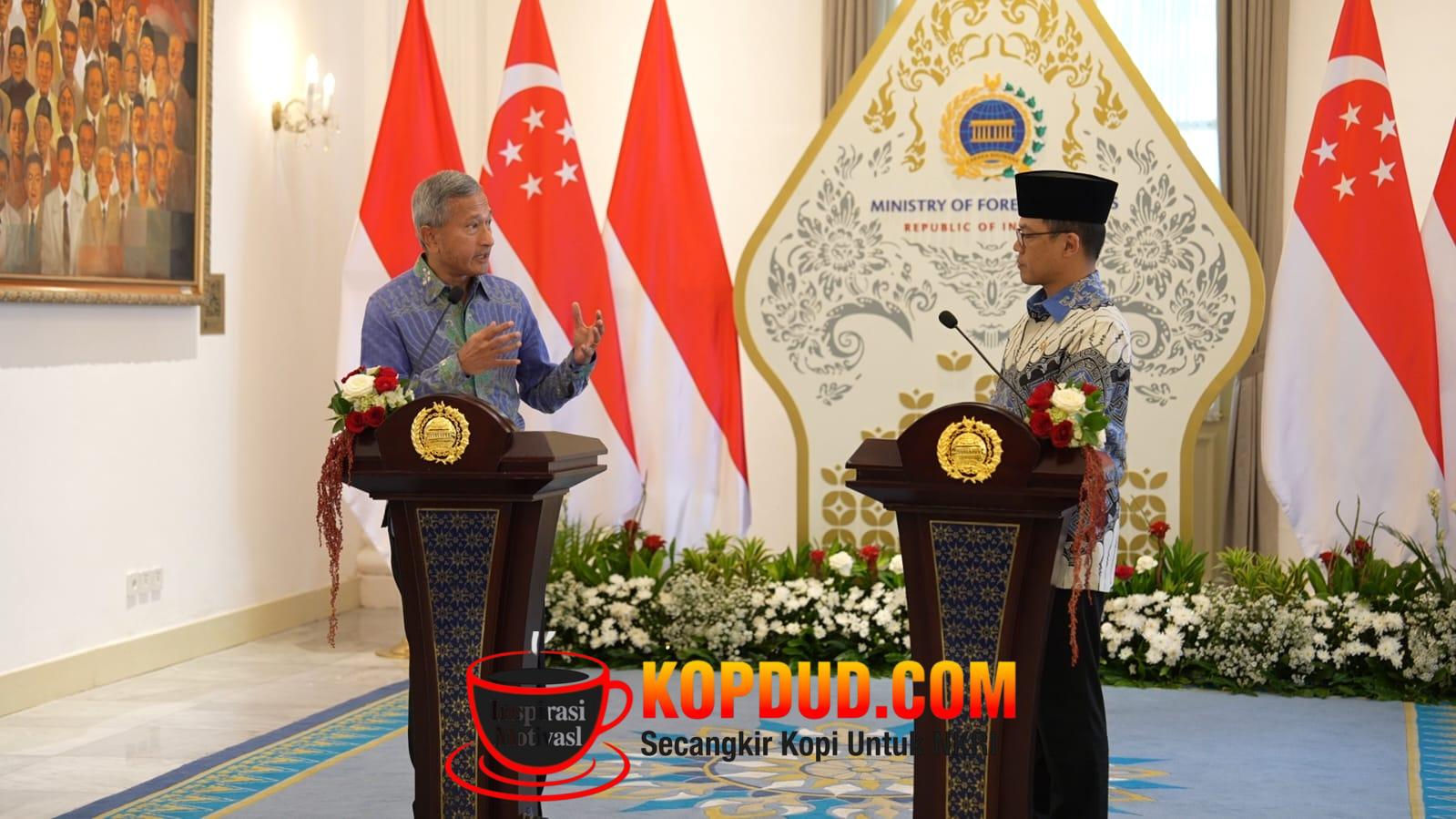 Kerja Keras Pemerintah dalam Evakuasi Gunung Dukono Diapresiasi Menlu Singapura