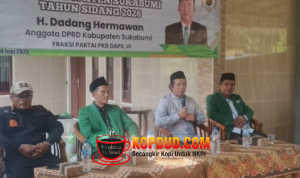 Anggota DPRD Kabupaten Sukabumi, H. Dadang Hermawan Aspirasi Jalan Rusak dan Dukungan Kegiatan Keagamaan