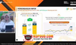 Berlanjut 72 Bulan Berturut-turut, Indonesia Catat Surplus Neraca Perdagangan USD 89,1 Juta pada April 2026