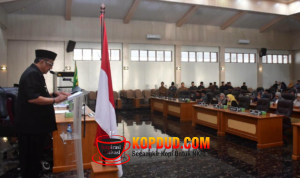 Bupati Sukabumi, Asep Japar, dengan Semangat Mubarokah Sampaikan Pandangan atas Tiga Raperda Strategis