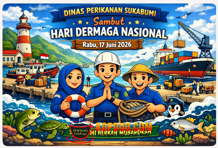 Dinas Perikanan Sukabumi Sambut Hari Dermaga Nasional, Rabu 17 Juni 2026, Sukabumi Berkah Mubarokah