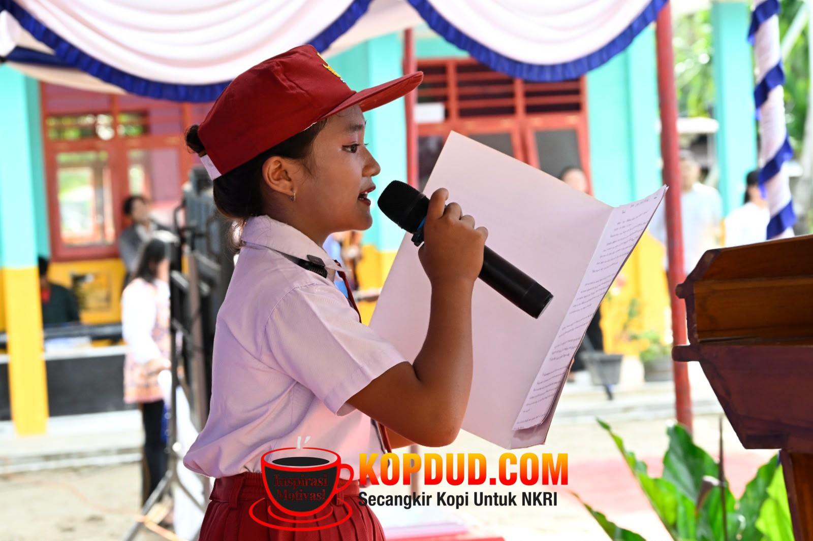 Fasilitas Sekolah Lengkap, Dapat MBG Pula, Surat Cinta Siswi dari Pulau Terluar untuk Presiden Prabowo