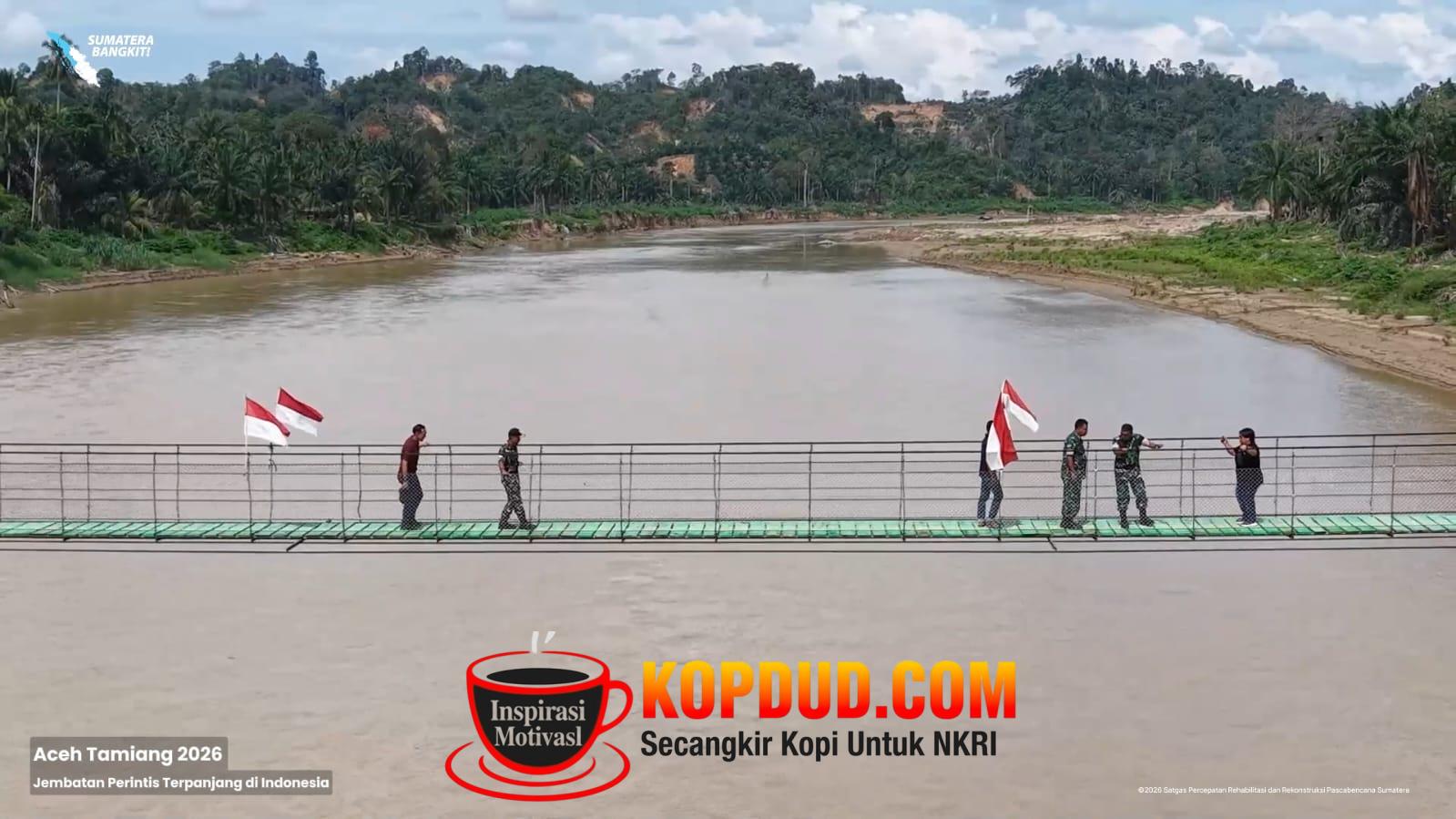 Pelajar Aceh Tamiang Kini Bisa Berangkat Sekolah dengan Mudah, Berkat Perintis Garuda 240 Meter