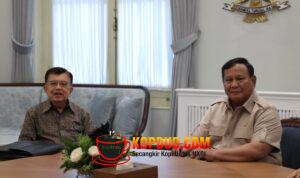 Presiden Prabowo Terima Kunjungan Jusuf Kalla, Soal Bangun Energi Hijau