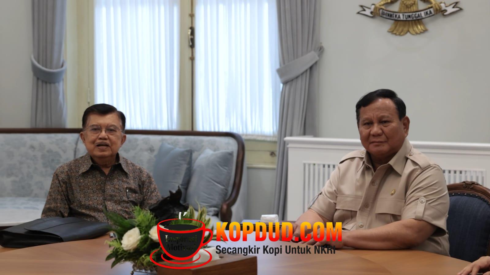 Presiden Prabowo Terima Kunjungan Jusuf Kalla, Soal Bangun Energi Hijau