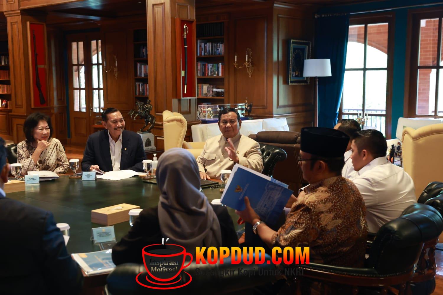 Bertemu Presiden Prabowo, DEN Dukung Percepatan Transformasi Digital Pemerintah RI