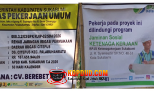 Dinas PU Sukabumi Rehabilitasi Jaringan Irigasi Citepus, Perkuat Ketahanan Pangan Petani Jadi Berkah Mubarokah