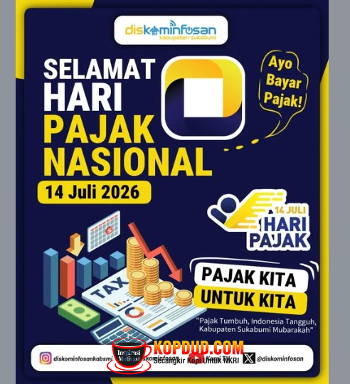 Diskominfosan Sukabumi Pajak Pilar Pembangunan, Investasi untuk Masa Depan
