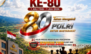 Dispar Sukabumi Ucapkan Dirgahayu Hari Bhayangkara ke-80
