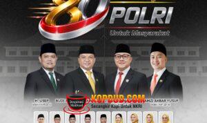 Ketua DPRD Kabupaten Sukabumi Ucapkan Selamat Hari Bhayangkara ke-80