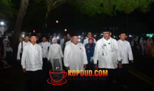 Ketua DPRD Sukabumi Ikuti Doa Bersama Sambut Tahun Baru Islam 1448 Hijriah yang digelar Pemkab