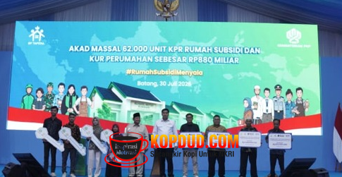 Prabowo Saksikan Akad Massal KPR FLPP untuk 62.710 Penerima, dari Guru SD hingga Pengemudi Ojol