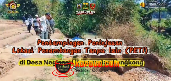 Satpol PP Sukabumi Dampingi ESDM Jabar Tutup Tambang Ilegal