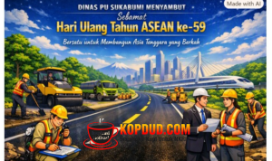 Dinas PU Sukabumi Sambut Hari Ulang Tahun ASEAN ke-59 Semangat Kolaborasi dan Pembangunan Berkelanjutan