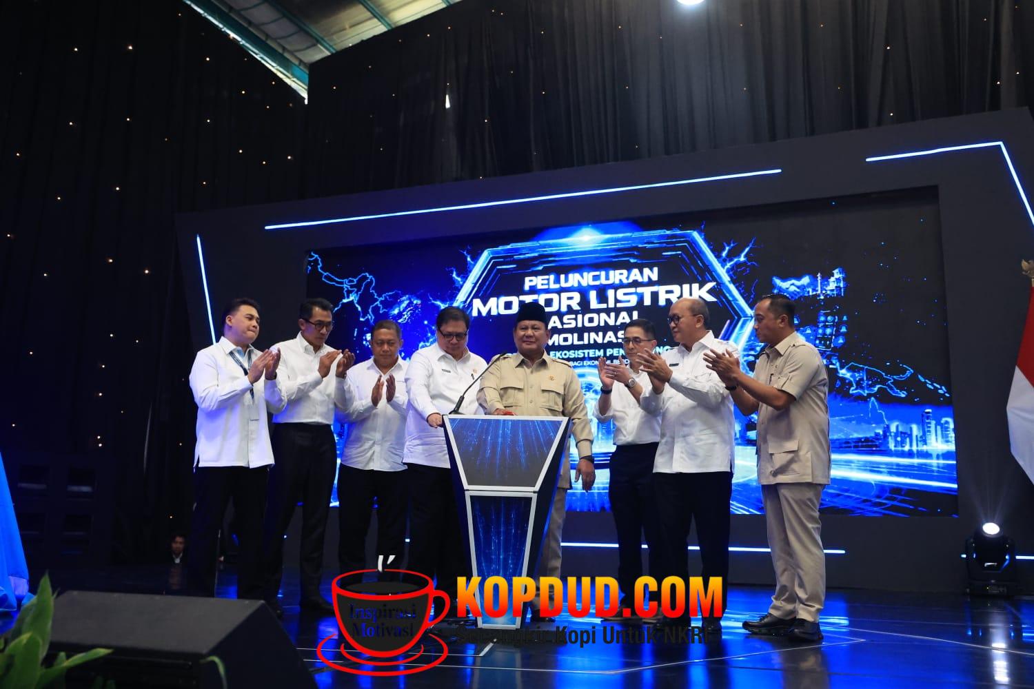 Presiden Prabowo Dorong Produksi Motor Listrik Nasional hingga 2 Juta Unit